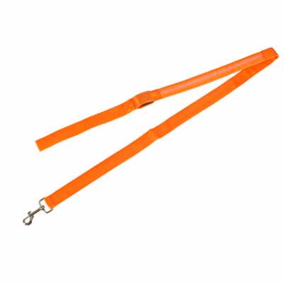 Luminous dog leash cat walk autumn winter night LED 1.2 m orange