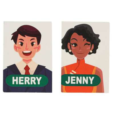 Memory game Guess who it is? boards + cards