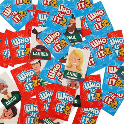 Memory game Guess who it is? boards + cards