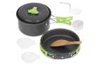 Menasks travel cookware set camping pot pan XL 4