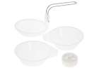 Menasks travel cookware set camping pot pan XL 6
