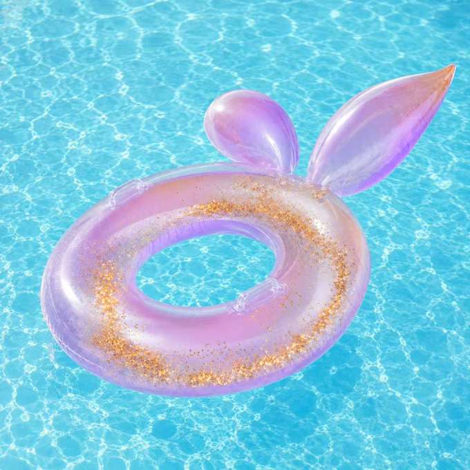 Mermaid inflatable wheel with glitter galaxy 94 cm XXL