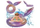 Mermaid inflatable wheel with glitter galaxy 94 cm XXL 1