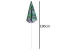 Parasol ogrodowy plażowy regulowany 150cm łamany liście 9