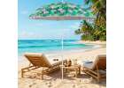 Parasol ogrodowy plażowy regulowany łamany 150cm liście UV 10