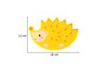 Puzzle game balancing hedgehog fruit threading 10