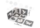 Puzzle piankowe mata dla dzieci 9 el. czarny-ecru 85cm x 85cm x 1cm 6