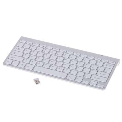 Smart TV wireless keyboard silver