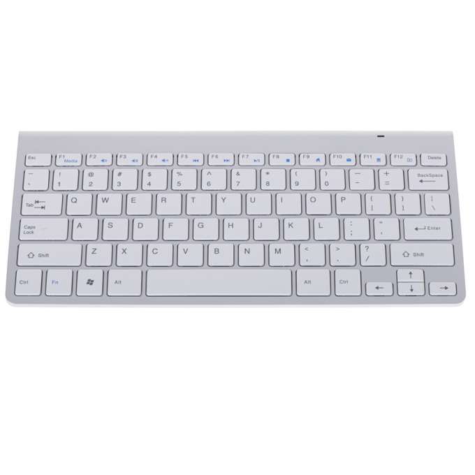 Smart TV wireless keyboard silver