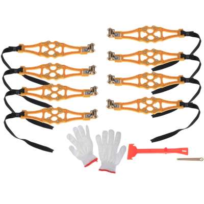 Snow chains for wheels snow tires 8 el.