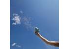 Soap bubble gun soap bubbles with wings blue 13