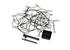 Solar ball garden lights 7m 50LED warm white 2