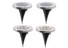Solar garden ground invasion lights 8LED 4pcs cold white 2