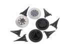 Solar garden ground invasion lights 8LED 4pcs cold white 3