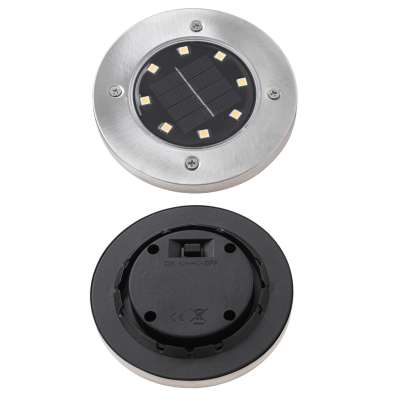 Solar garden ground invasion lights 8LED 4pcs cold white