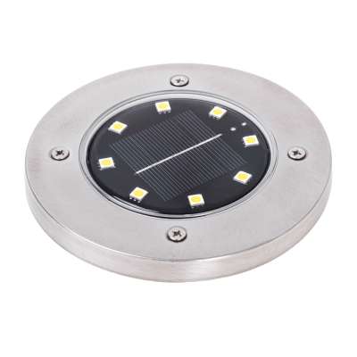 Solar garden ground invasion lights 8LED 4pcs cold white