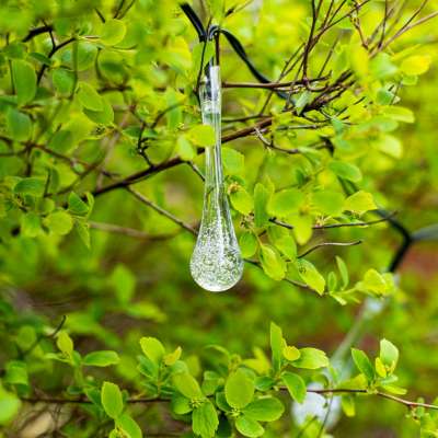 Solar garden icicle lights 6.5m 30LED warm white