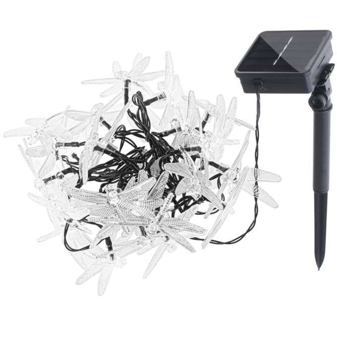 Solar garden lights dragonflies 6,5m 30LED multicolor