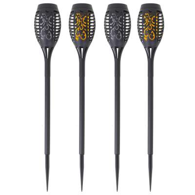 Solar garden torch lights 12LED 4pcs.