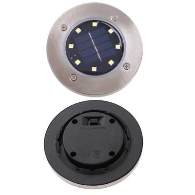Solar ground garden invasion lights 8LED 4pcs warm white