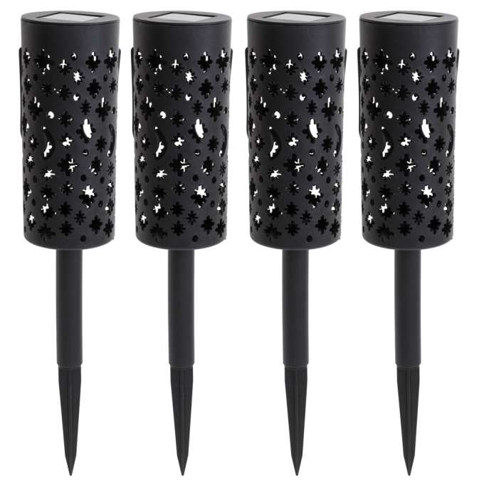 Solar lantern lights stars moons 4pcs.