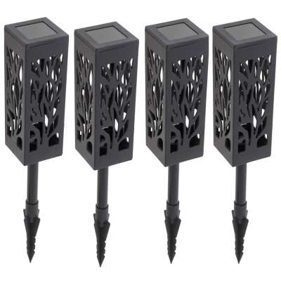Standing solar lanterns decorative 4 pieces