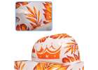 Swimming chair lounger hammock water orange 5