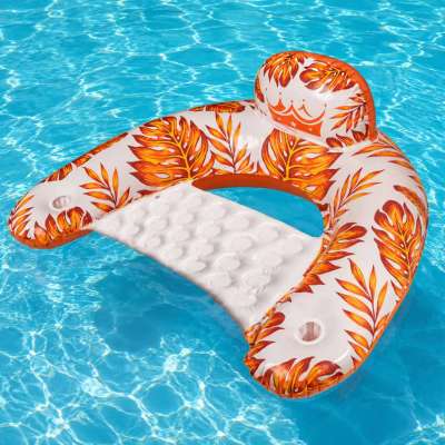 Swimming chair water lounger orange