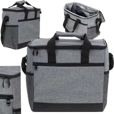 Thermal bag for lunch beach picnic 16L grey