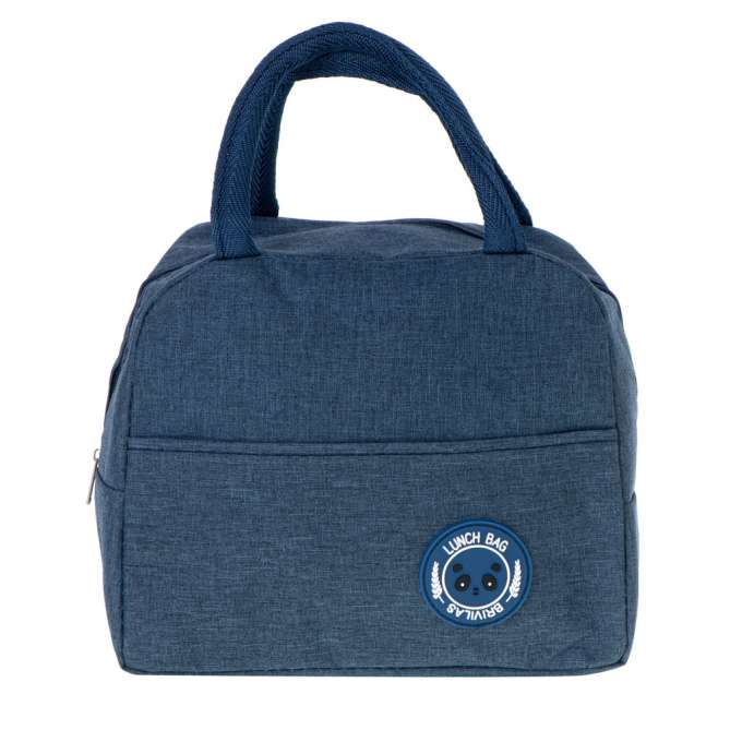 Thermal insulation bag breakfast lunch blue