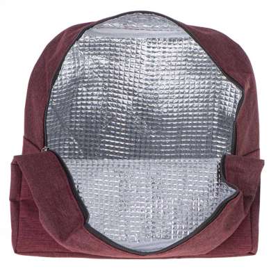 Thermal insulation bag breakfast lunch red
