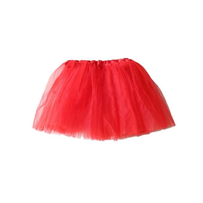 Tulle skirt costume costume red