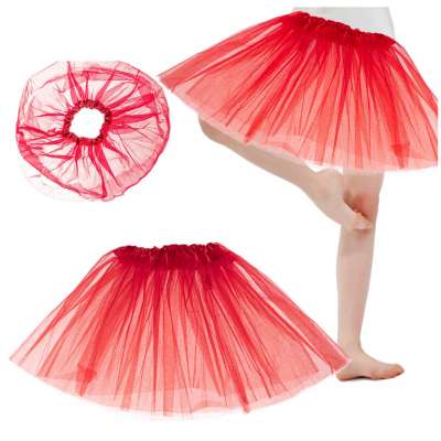 Tulle skirt tutu costume costume red