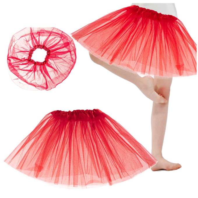 Tulle skirt tutu costume costume red