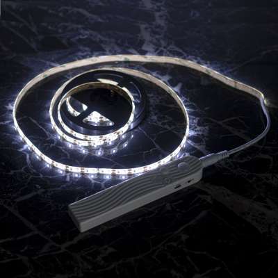 USB battery operated LED tape motion sensor 2M cold white