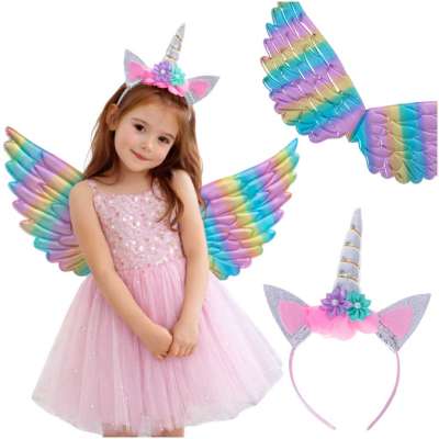 Unicorn wings costume headband