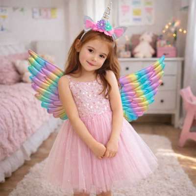 Unicorn wings costume headband