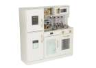 Wooden kitchen for children with refrigerator 2
