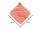 Baby hand towel 30x30cm pink watermelon 5