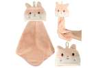 Baby hand towel 42x25cm pink rabbit 1