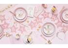 Baner napis na baby shower gwiazdki jasnoróżowe 290cm x 16,5cm 2