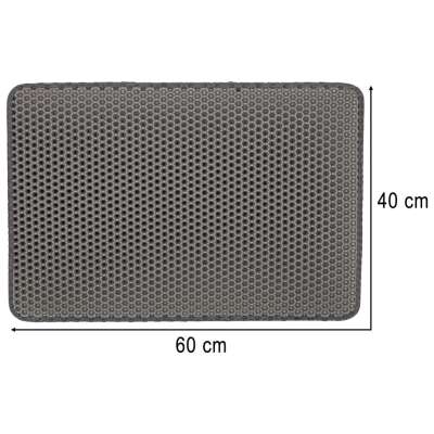 Cat litter box mat waterproof double layer 40x60cm