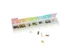 Container organizer for pills medicines weekly 7 days EN 7
