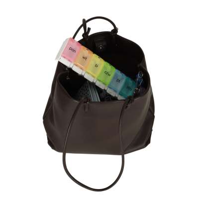Container organizer for pills medicines weekly 7 days EN
