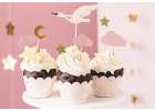 Decorations for muffin cupcakes - Stork 11cm-12cm 7 pieces 2