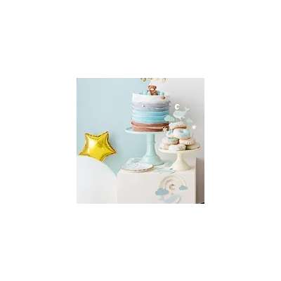 Dekoracje do muffinek babeczek - Wieloryb 11cm-13,5cm 7 sztuk