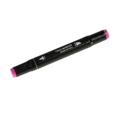 Double-sided alcohol markers in case 120 + stand