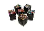 Double-sided alcohol markers in case 204 + stand 9