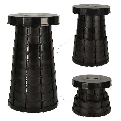 Folding chair folding stool stool black