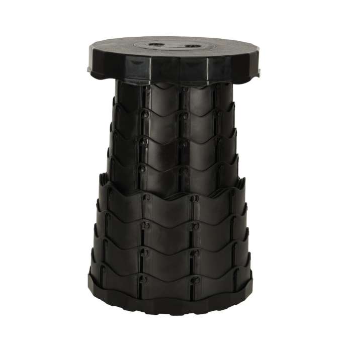 Folding chair folding stool stool black